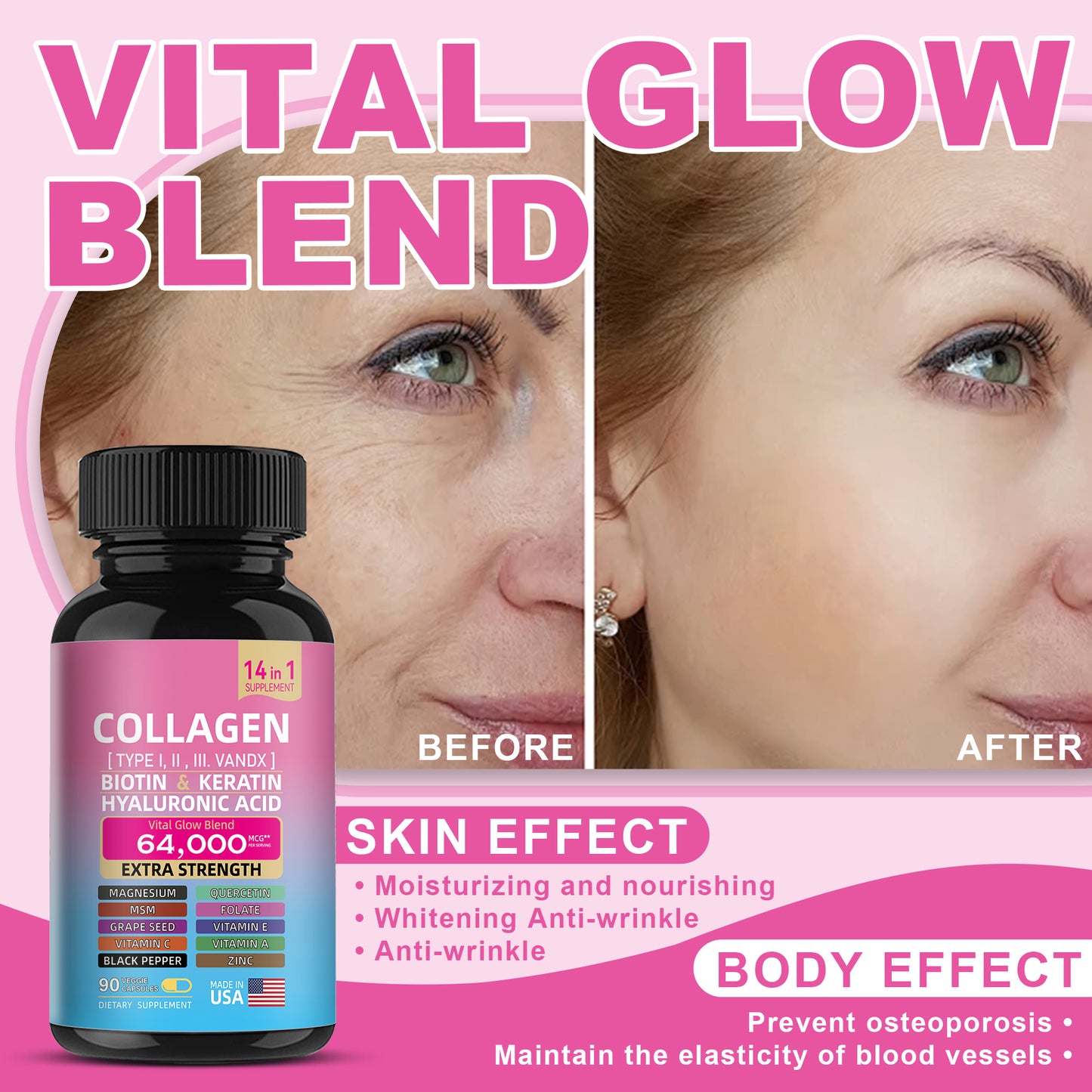 Estevian Collagen Complex Supplement 90 Capsules